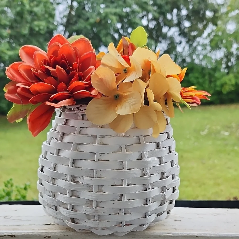 White Woven Basket